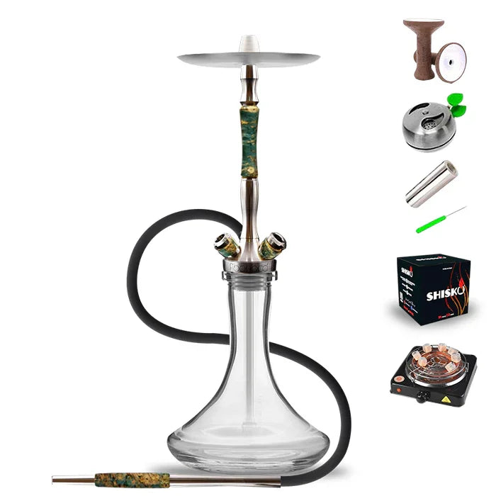 Union Hookah Fibonacci - Stabilised Wood