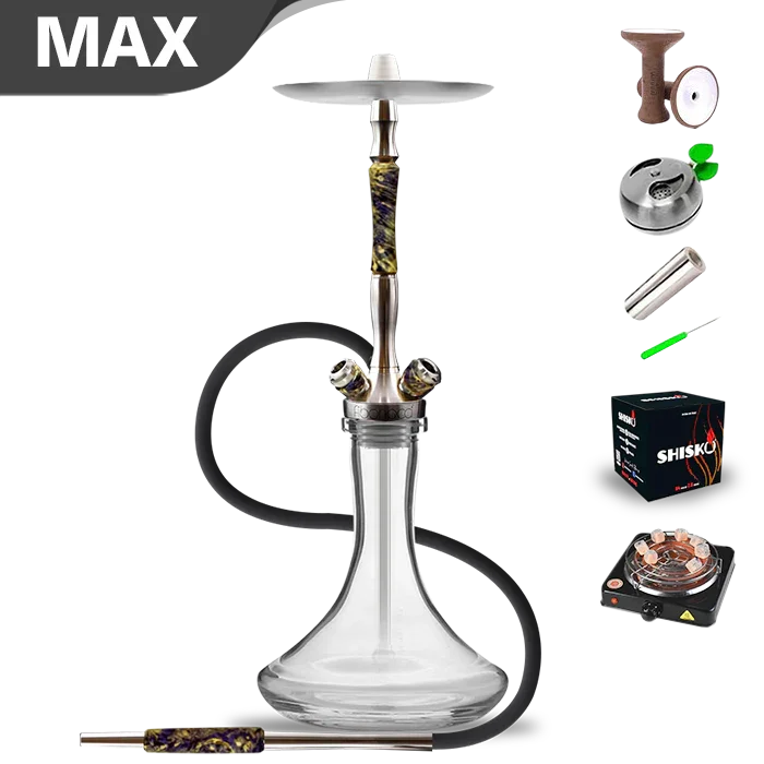 Union Hookah Fibonacci - Stabilised Wood