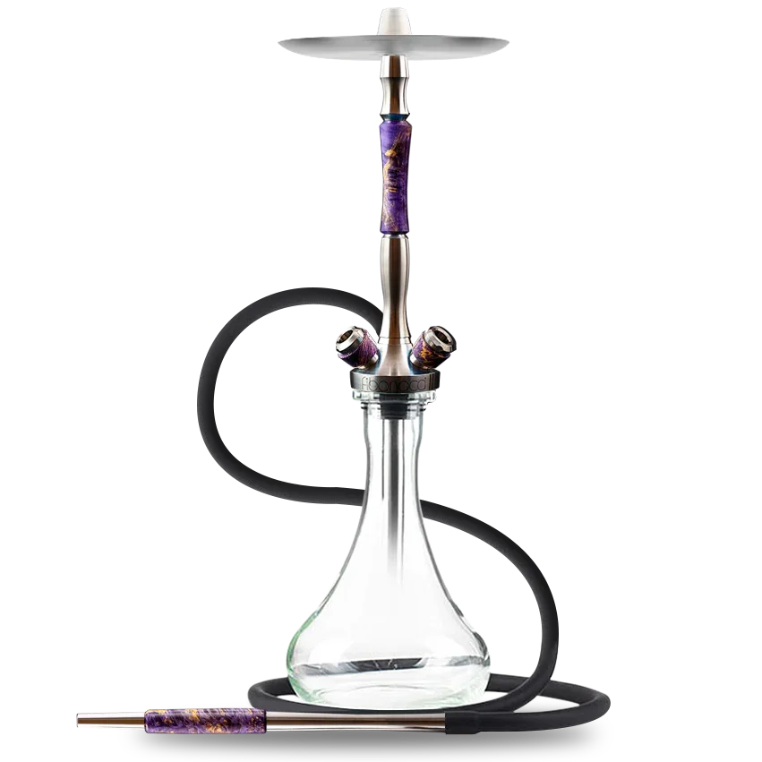 Union Hookah Fibonacci Hookah - Stabilised Wood Purple