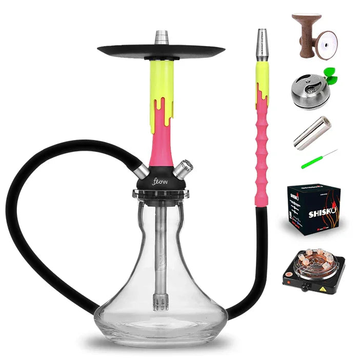 Mamay Customs Flow Shisha Set (Neon Unicorn)