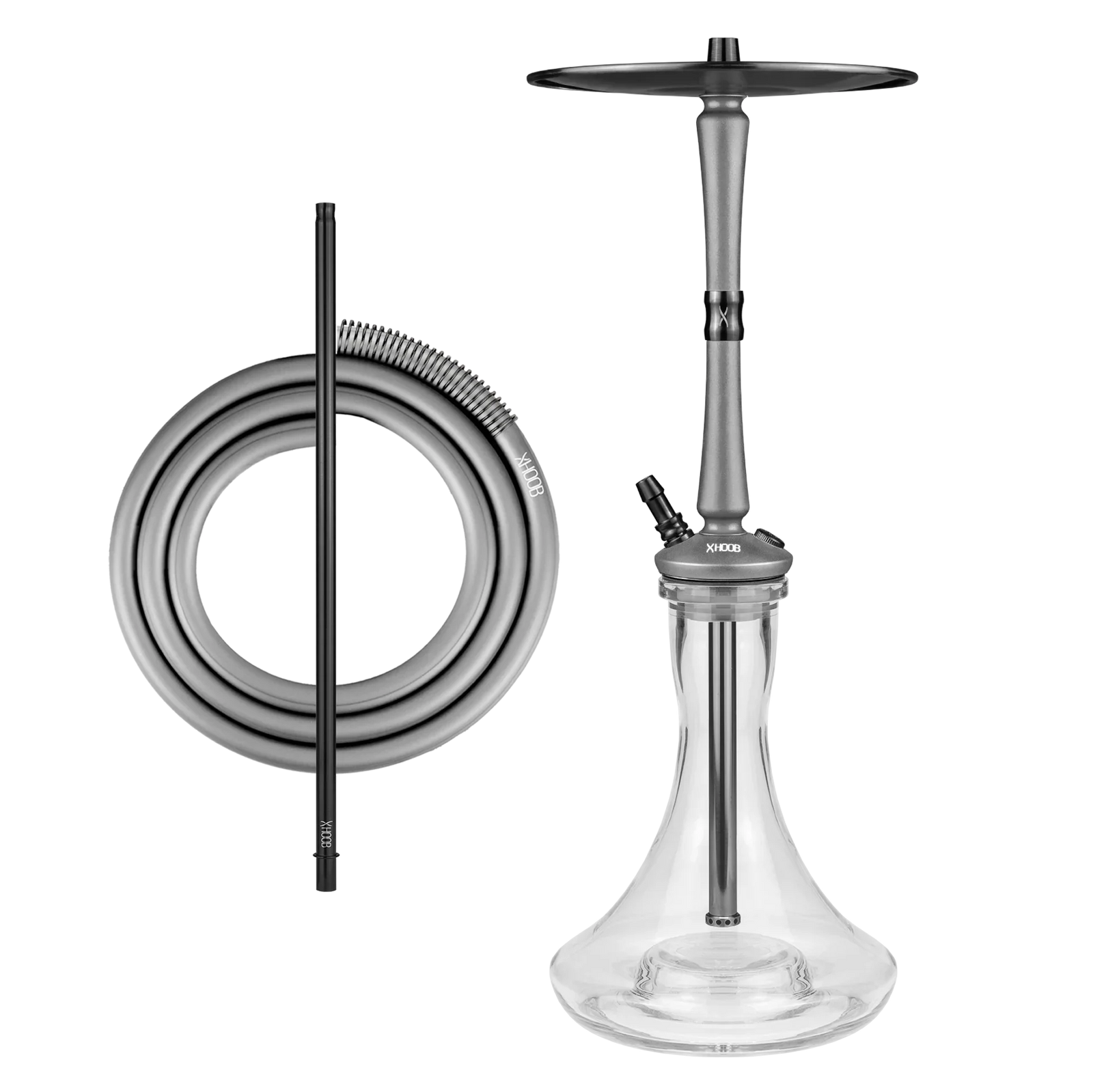 Hoob Go On A Hookah - Space Grey Black