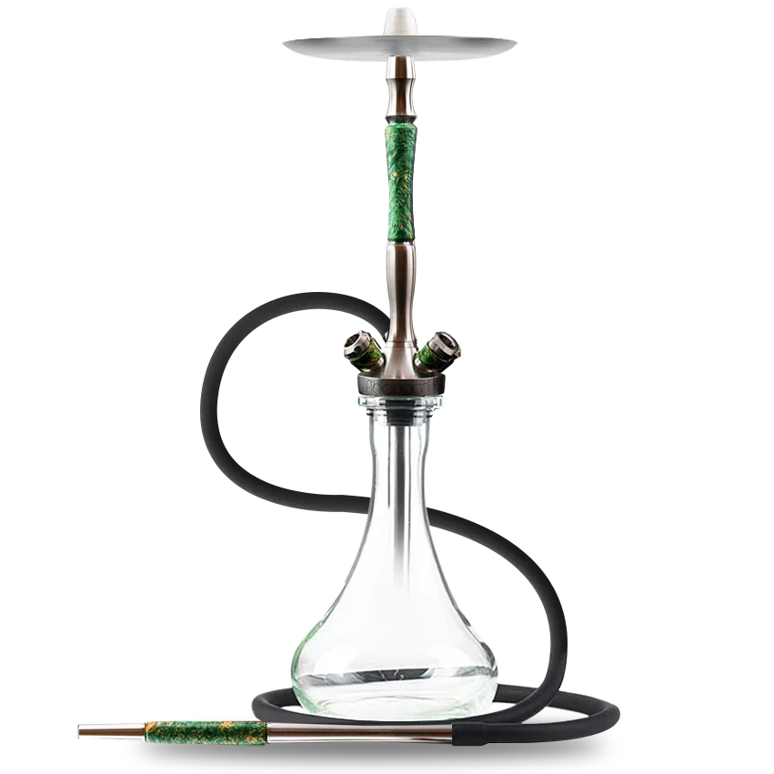 Union Hookah Fibonacci Hookah - Stabilised Wood-Green