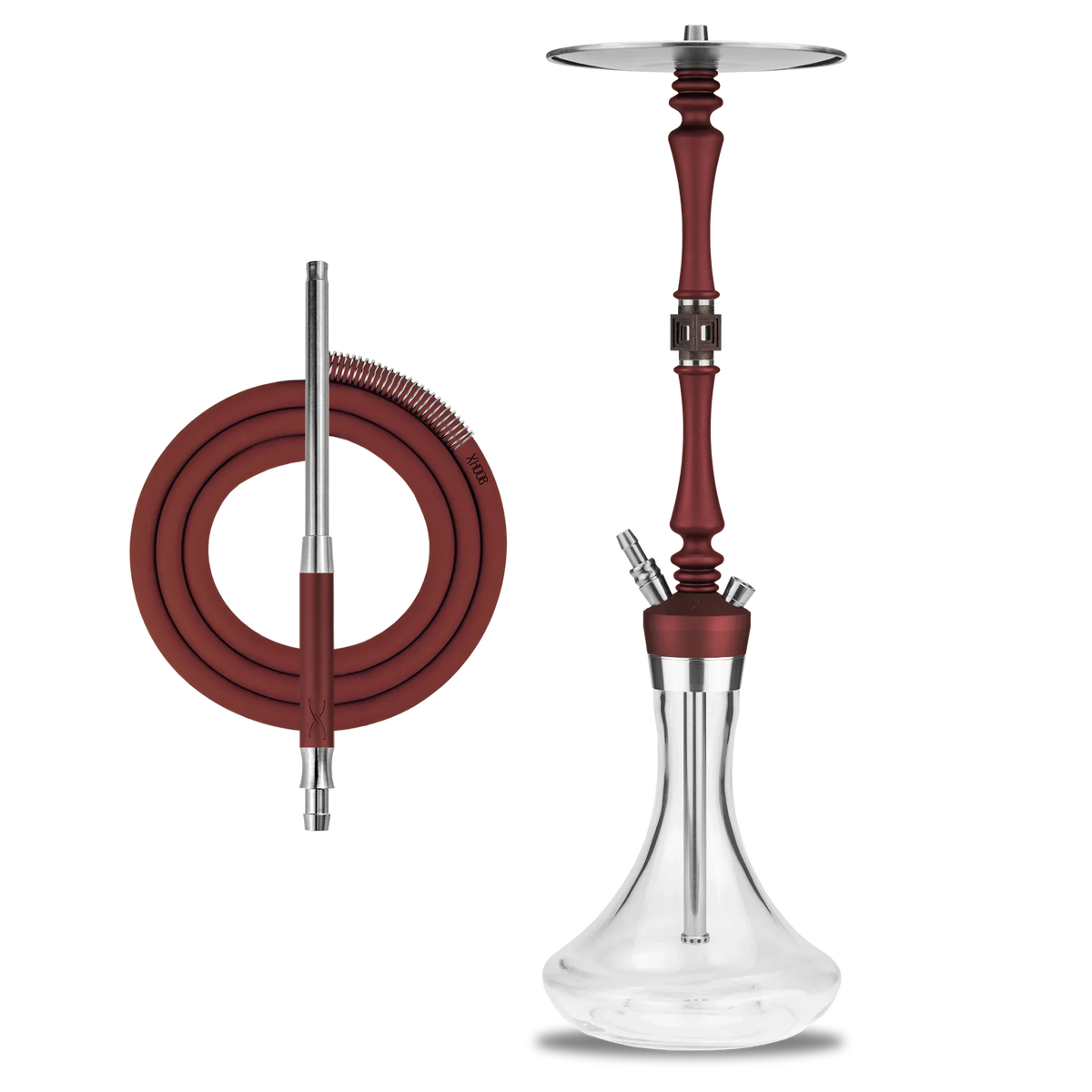 Hoob Mars Pro Hookah - Wine Red