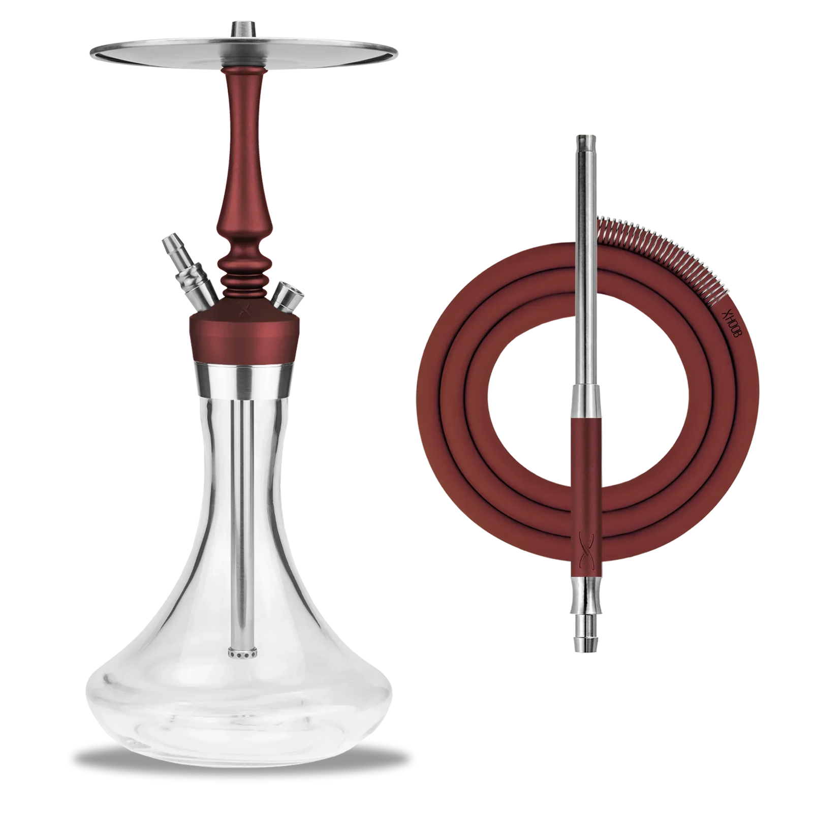 Hoob Mars Mini Pro Hookah - Wine Red