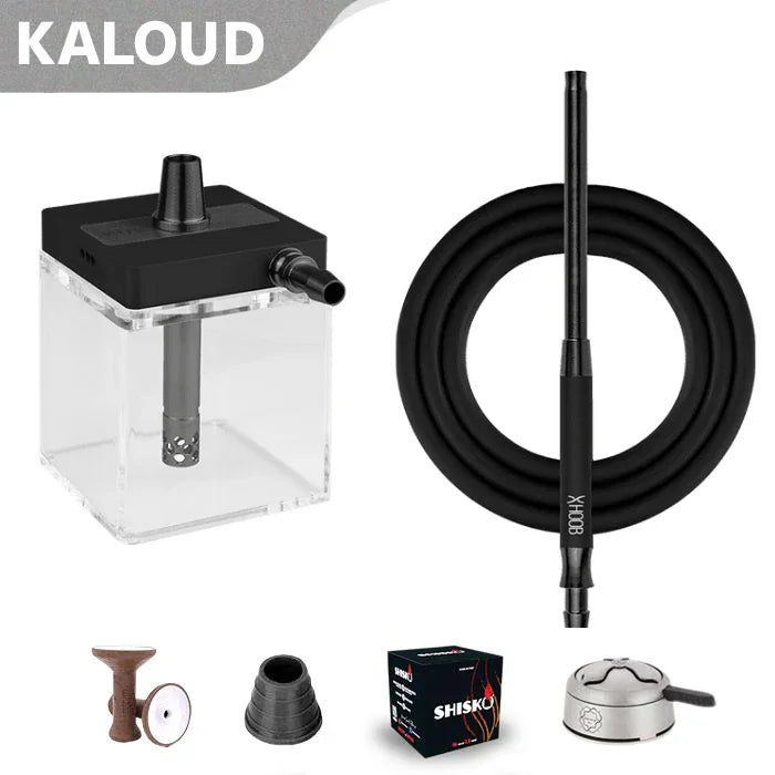 Hoob SubAtom Hookah C - Black Black