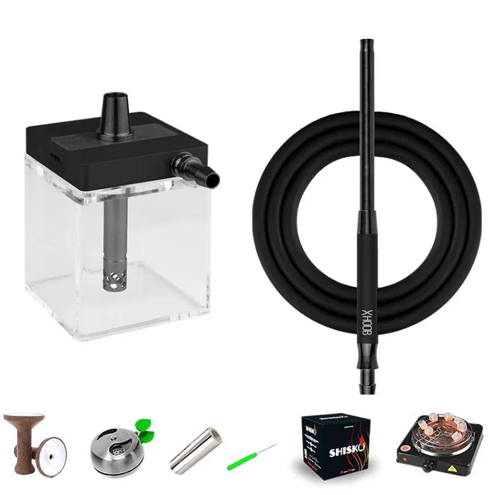 Hoob SubAtom Hookah C - Black Black