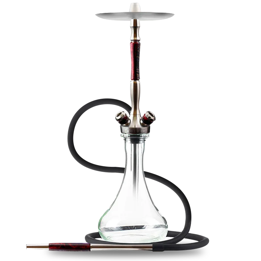 Union Hookah Fibonacci Hookah - Hybrid Black Red