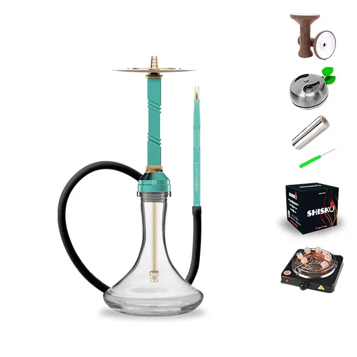 Illicit Hookah Model XI - Green