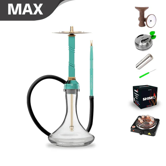 Illicit Hookah Model XI - Green