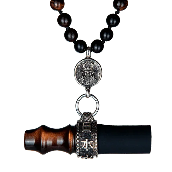 Japona Hookah Personal Mouthtip - Samurai Beads - Brown