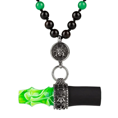 Japona Hookah Personal Mouthtip - Samurai Beads - Green