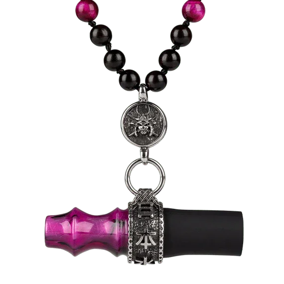 Japona Hookah Personal Mouthtip - Samurai Beads - Purple