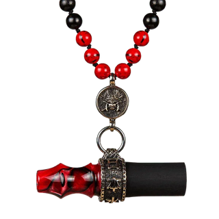 Japona Hookah Personal Mouthtip - Samurai Beads - Red