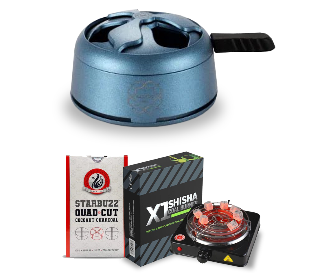 Kaloud 1+ HMD + Quad Cut Coal + X1 Burner