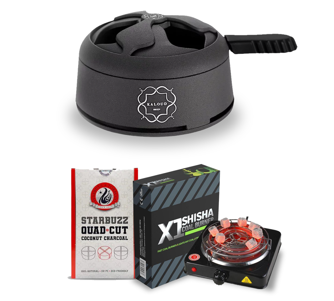 Kaloud 1+ HMD + Quad Cut Coal + X1 Burner