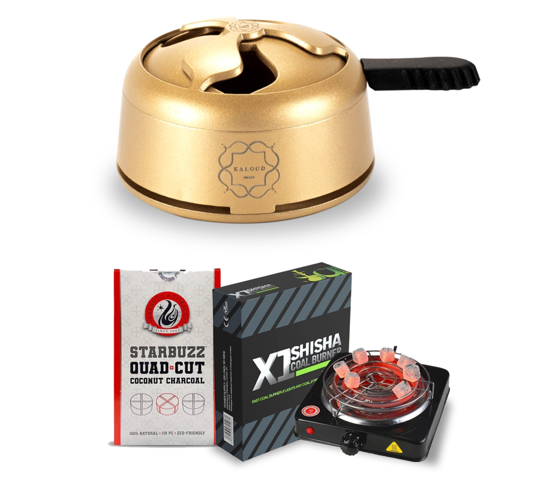 Kaloud 1+ HMD + Quad Cut Coal + X1 Burner