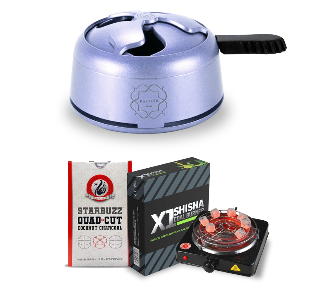 Kaloud 1+ HMD + Quad Cut Coal + X1 Burner