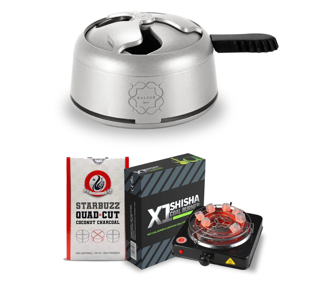Kaloud 1+ HMD + Quad Cut Coal + X1 Burner