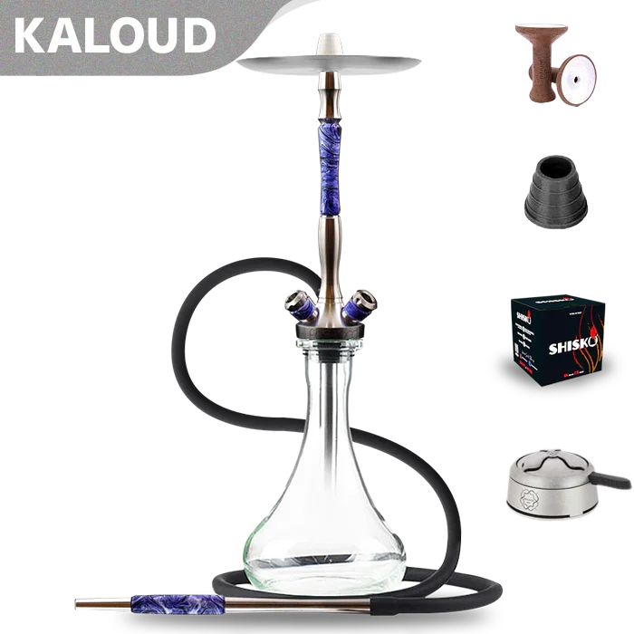 Union Hookah Fibonacci Hookah - Purple Acrylic