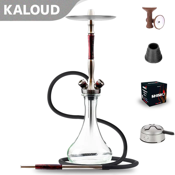 Union Hookah Fibonacci シーシャ - Hybrid Black Red