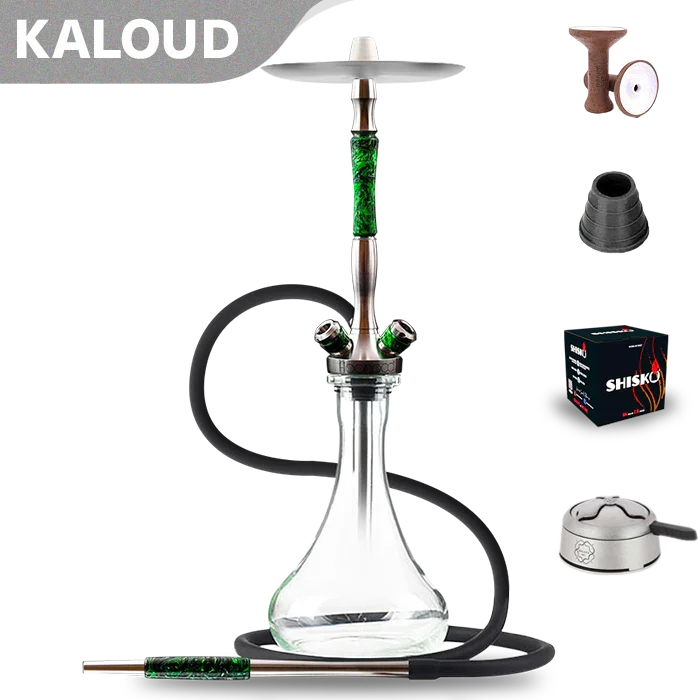 Union Hookah Fibonacci Hookah - Green Acrylic