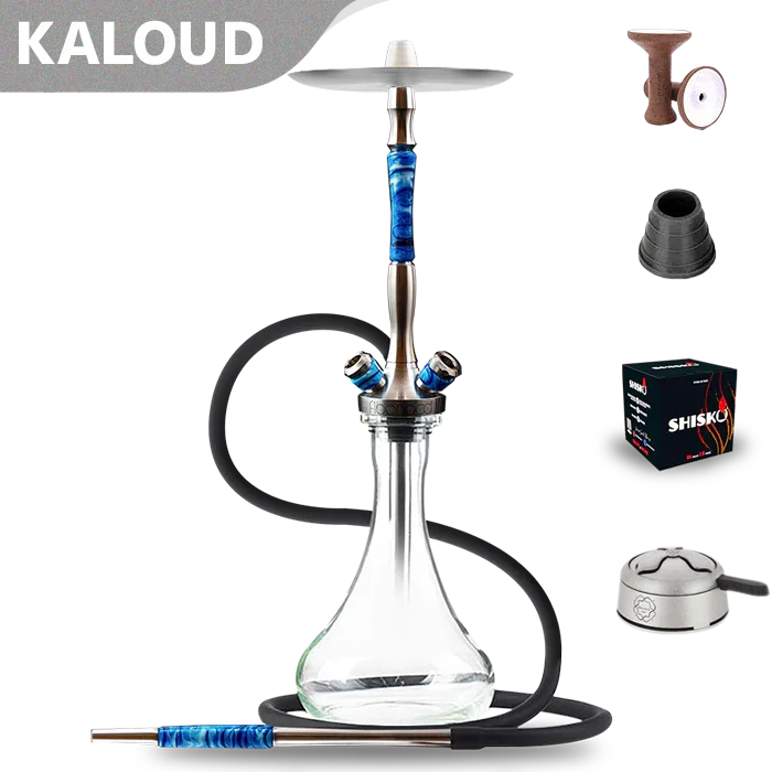 Union Hookah Fibonacci Hookah - Blue Acrylic