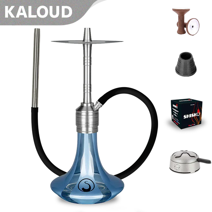 Steamulation Mini Gen. II Hookah - Sky Blue Metalic