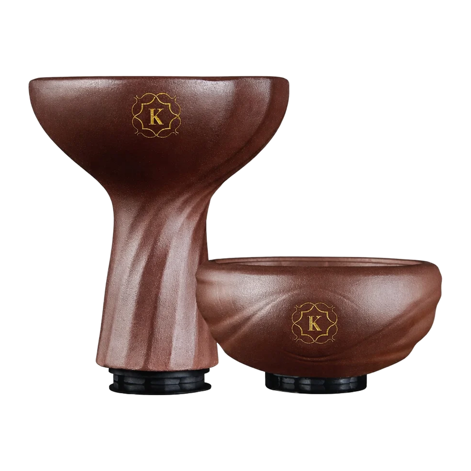 Kaloud Samsaris Kore Qi Red Clay Hookah Bowl - tall and short