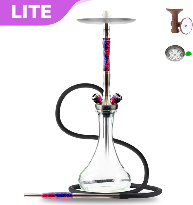 Union Hookah Fibonacci Hookah - Hybrid Pink Purple