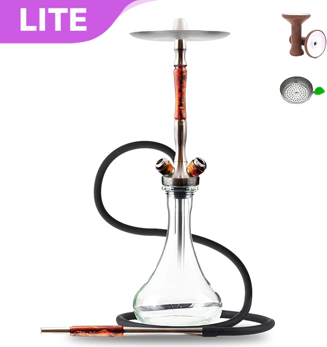 Union Hookah Fibonacci Hookah - Hybrid Orange Amber