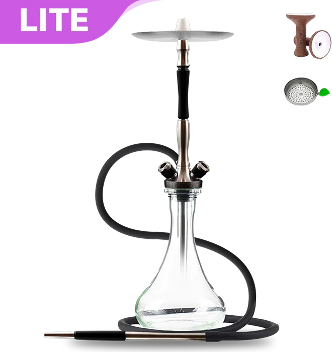 Union Hookah Fibonacci Hookah - Black Exotic Wood