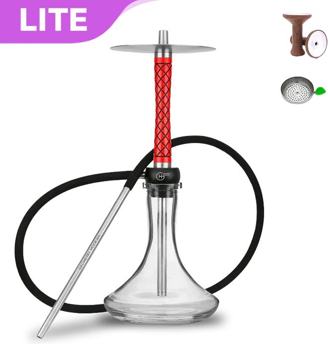 Geometry Hookah Little Bro - Rhombus Red