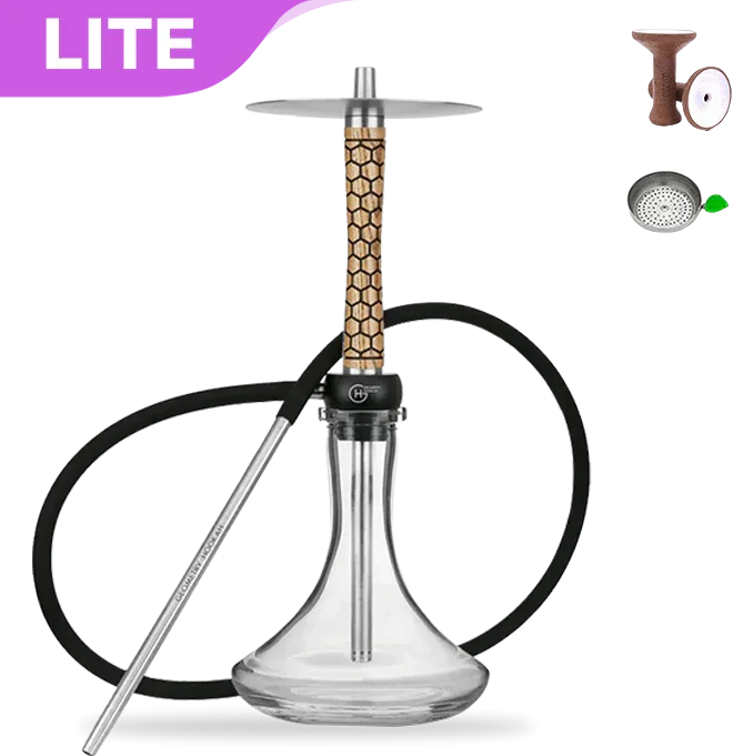 Geometry Hookah Little Bro - Honeycomb Natural
