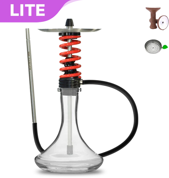 Shi Carver Static Easy Hookah - Toxic Red