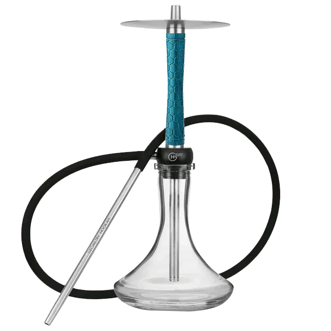 Geometry Hookah Little Bro - ハニカム・アクアマリン
