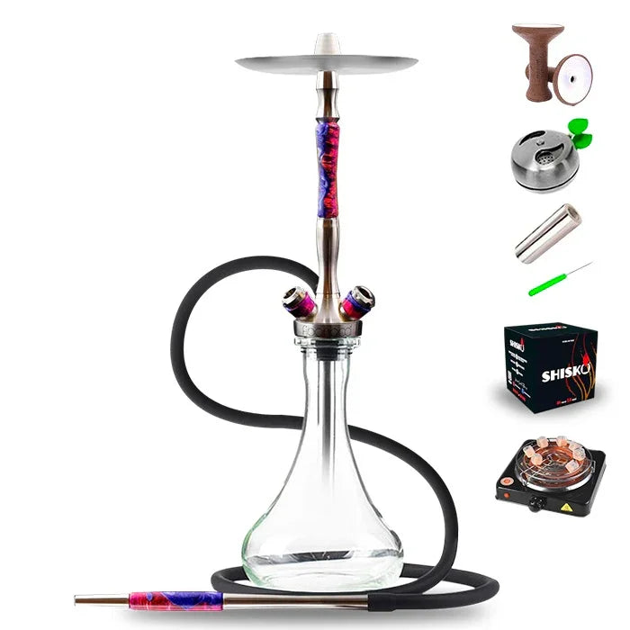Union Hookah Fibonacci Hookah - Hybrid Pink Purple