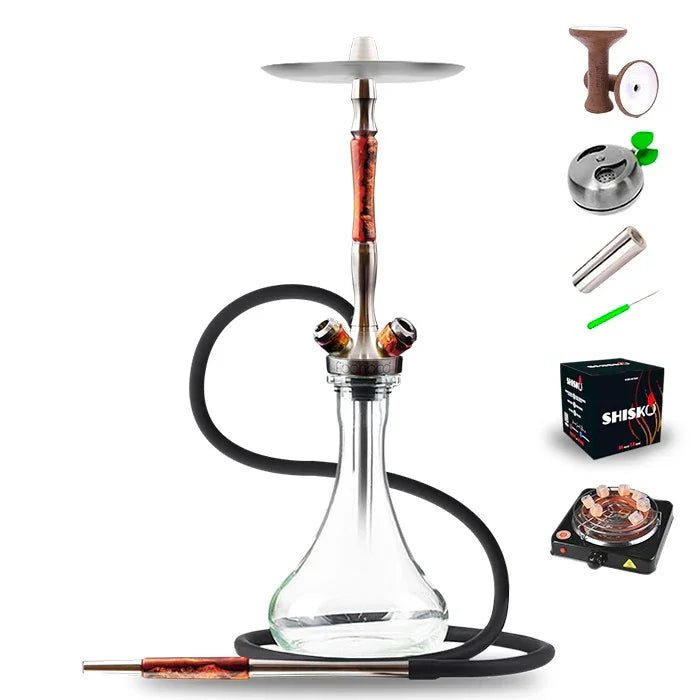 Union Hookah Fibonacci Hookah - Hybrid Orange Amber