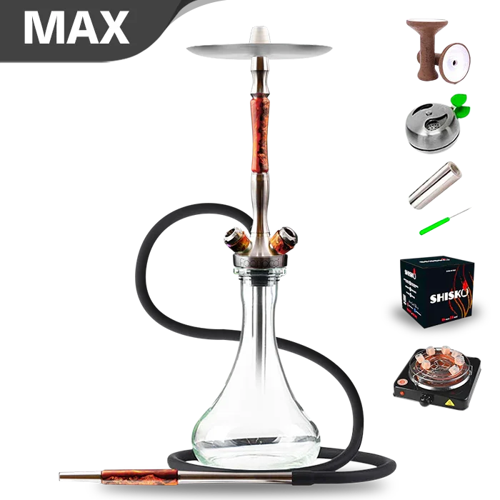 Union Hookah Fibonacci Hookah - Hybrid Orange Amber