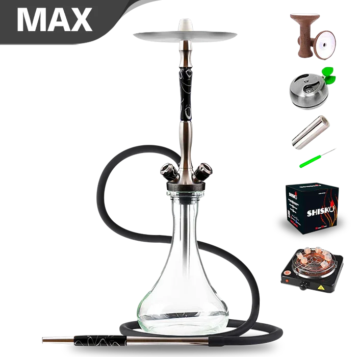 Union Hookah Fibonacci Hookah - Black Acrylic