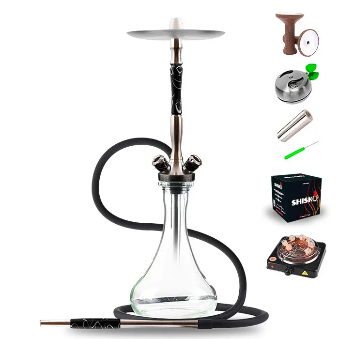 Union Hookah Fibonacci Hookah - Black Acrylic