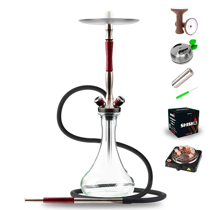Union Hookah Fibonacci Hookah - Amaranth-Exotic Woods