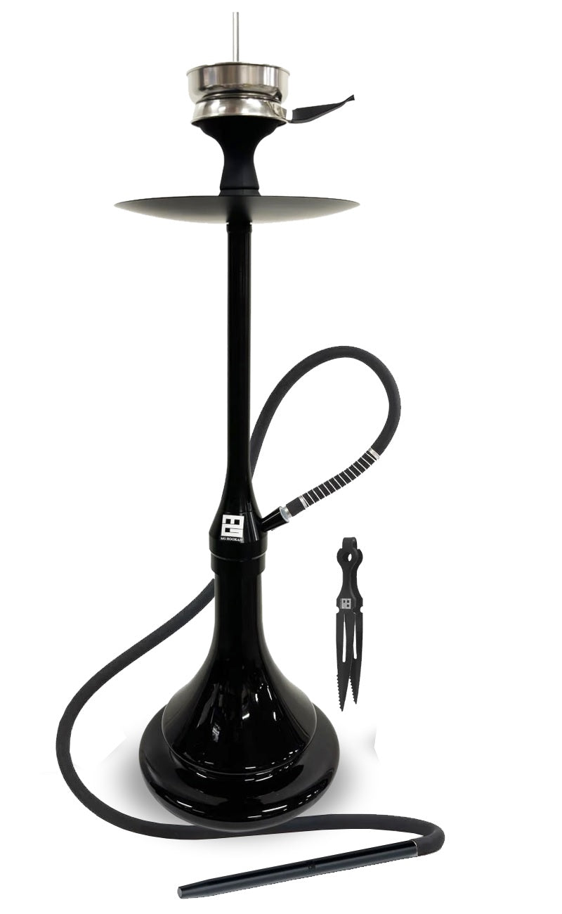 MG Hookah Chrome Edition - Black