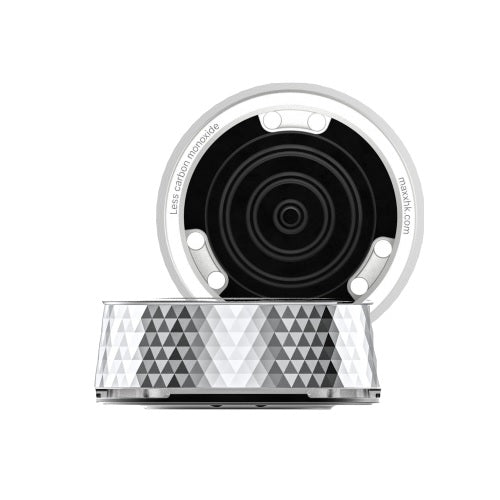 Système de gestion de chauffe Maxx Hookah Crown - Noir diamant