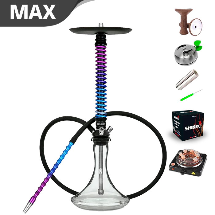 Mamay Customs Coilover Hookah - Black Space - Hookah Shisha - UK
