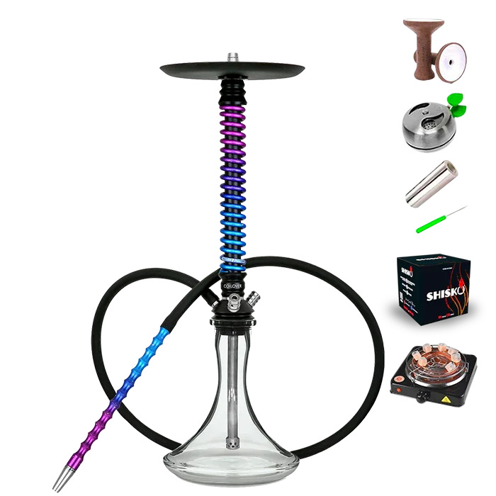Mamay Customs Coilover Hookah - Black Space
