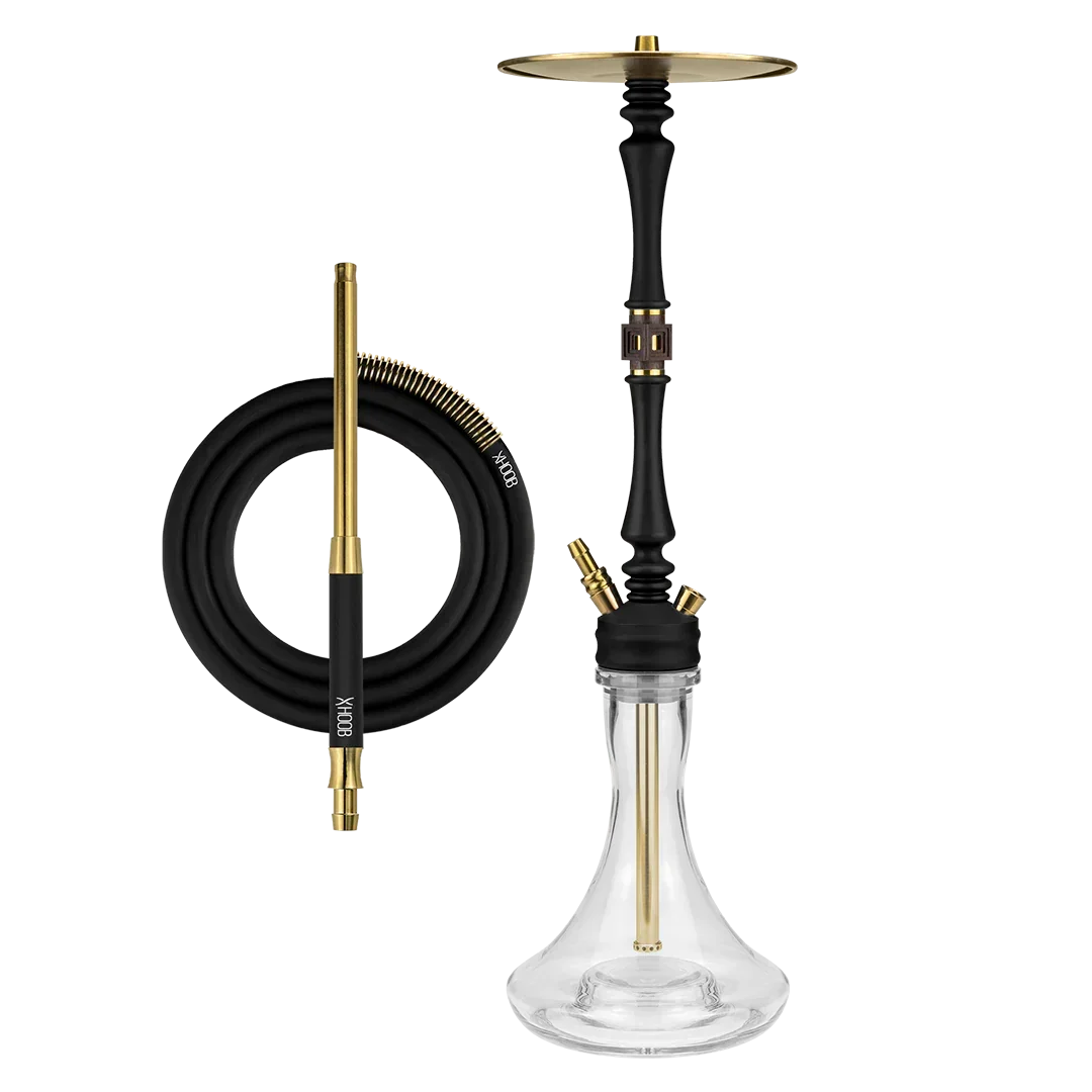 HOOB MARS MINI BLACK フーブ Hookah Hoob - Mars Mini Pro (Black / Gold components / with