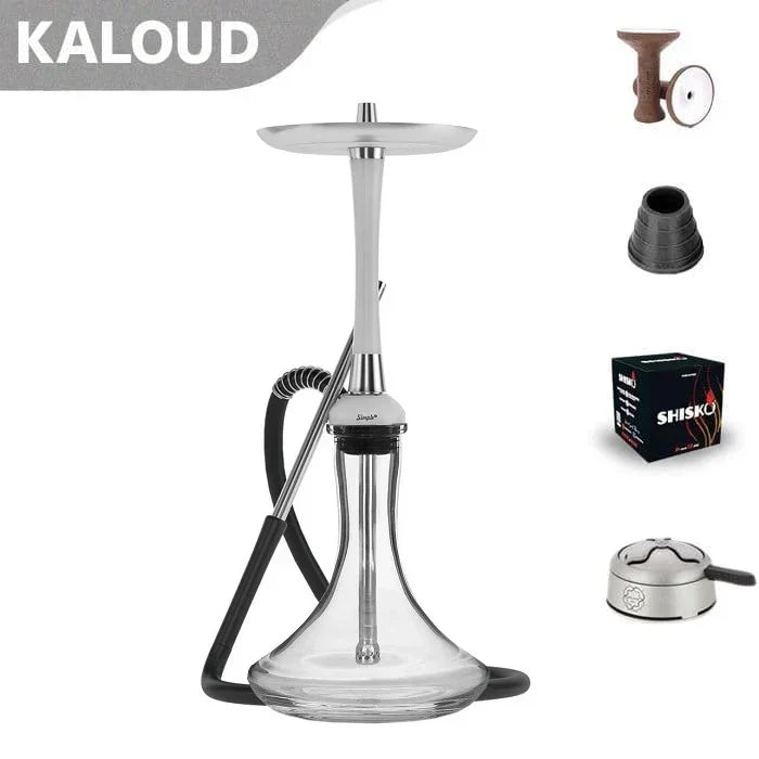 MattPear Simple S Pro Slim Hookah - White