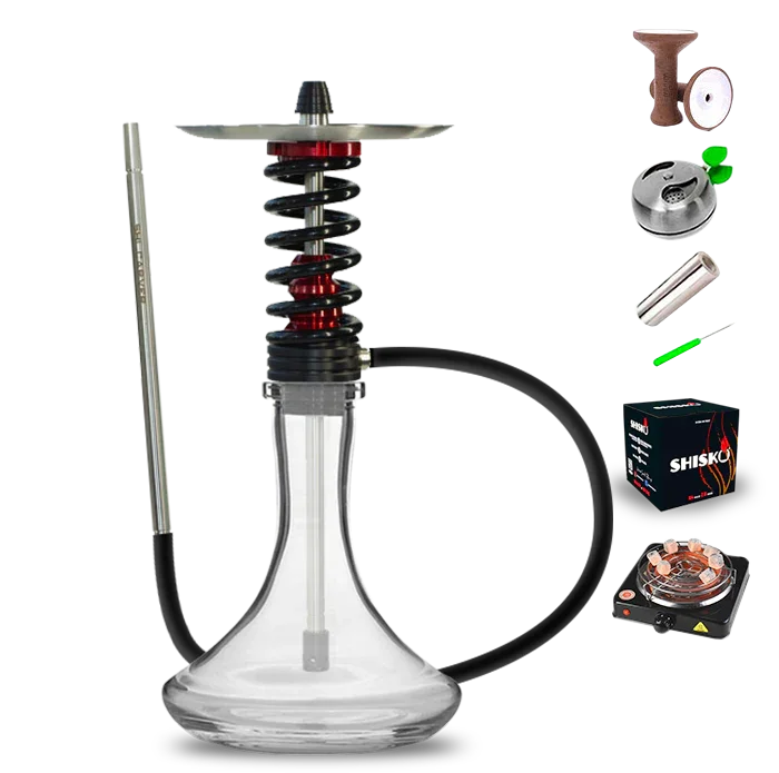 Shi Carver Static Easy Hookah - Black Cherry