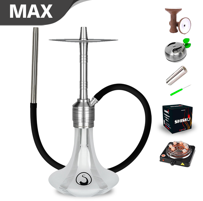 Steamulation Mini Gen. II Hookah - White Matt