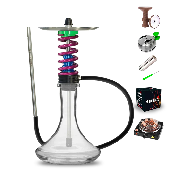 Shi Carver Static Easy Hookah - Chameleon